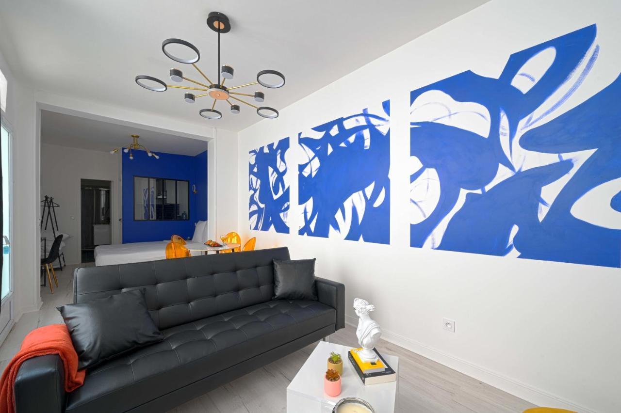 Modern Large Studio Apartment For 3 Paris Extérieur photo