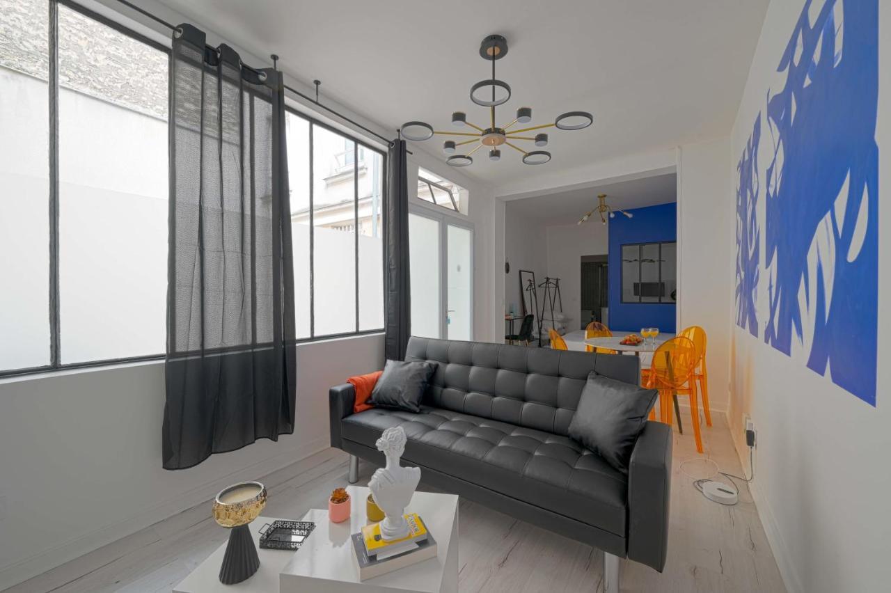 Modern Large Studio Apartment For 3 Paris Extérieur photo